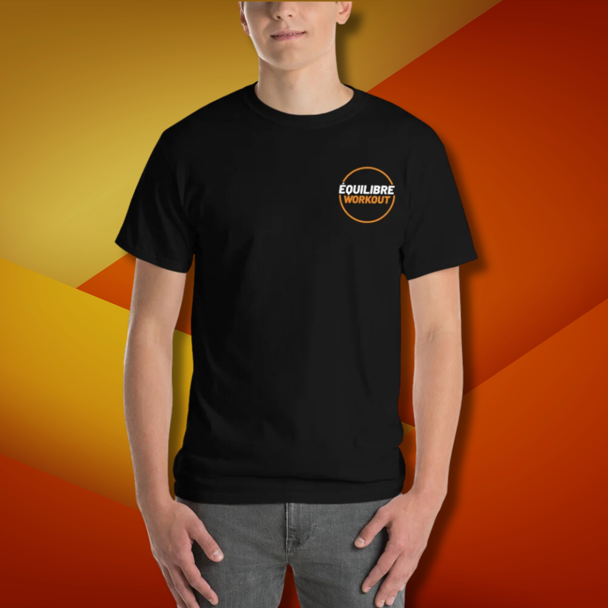 T-shirt Team Équilibre-Workout coupe masculine
