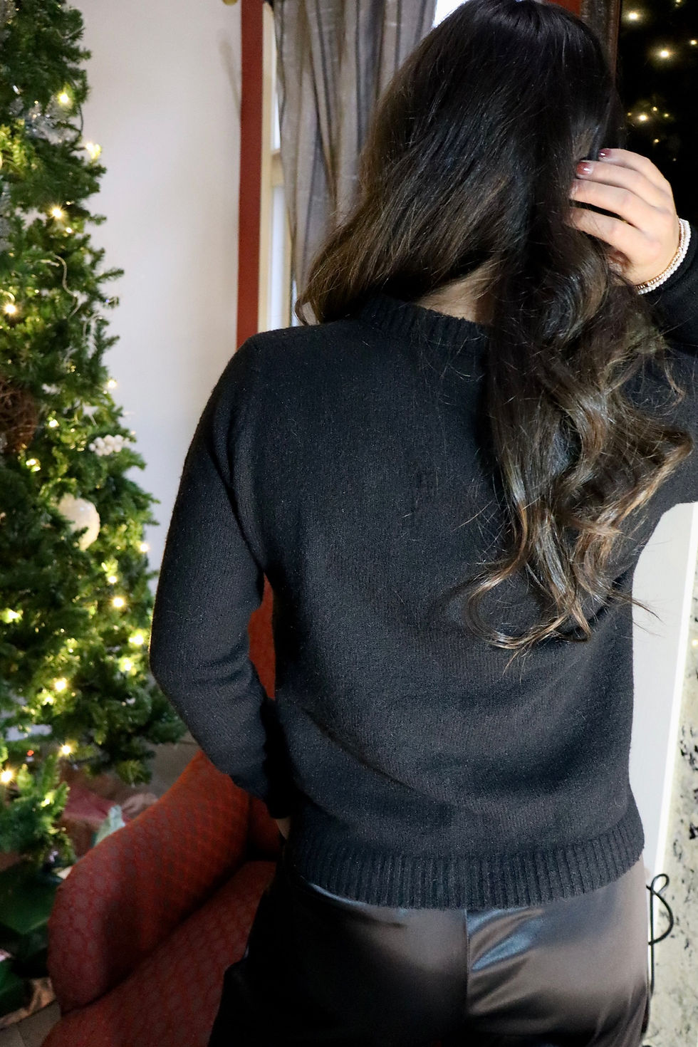 Thumbnail: Button-Down Cardigan - Black