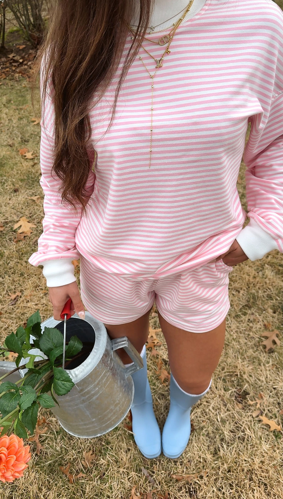 Thumbnail: Strawberry Bloom Mock Neck 