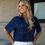 Thumbnail: Ocean Blues Denim Top - Dark Blue