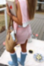 Thumbnail: Strawberry Bloom Mock Neck 