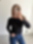 Thumbnail: Fitted Long Sleeve Top - Characol 