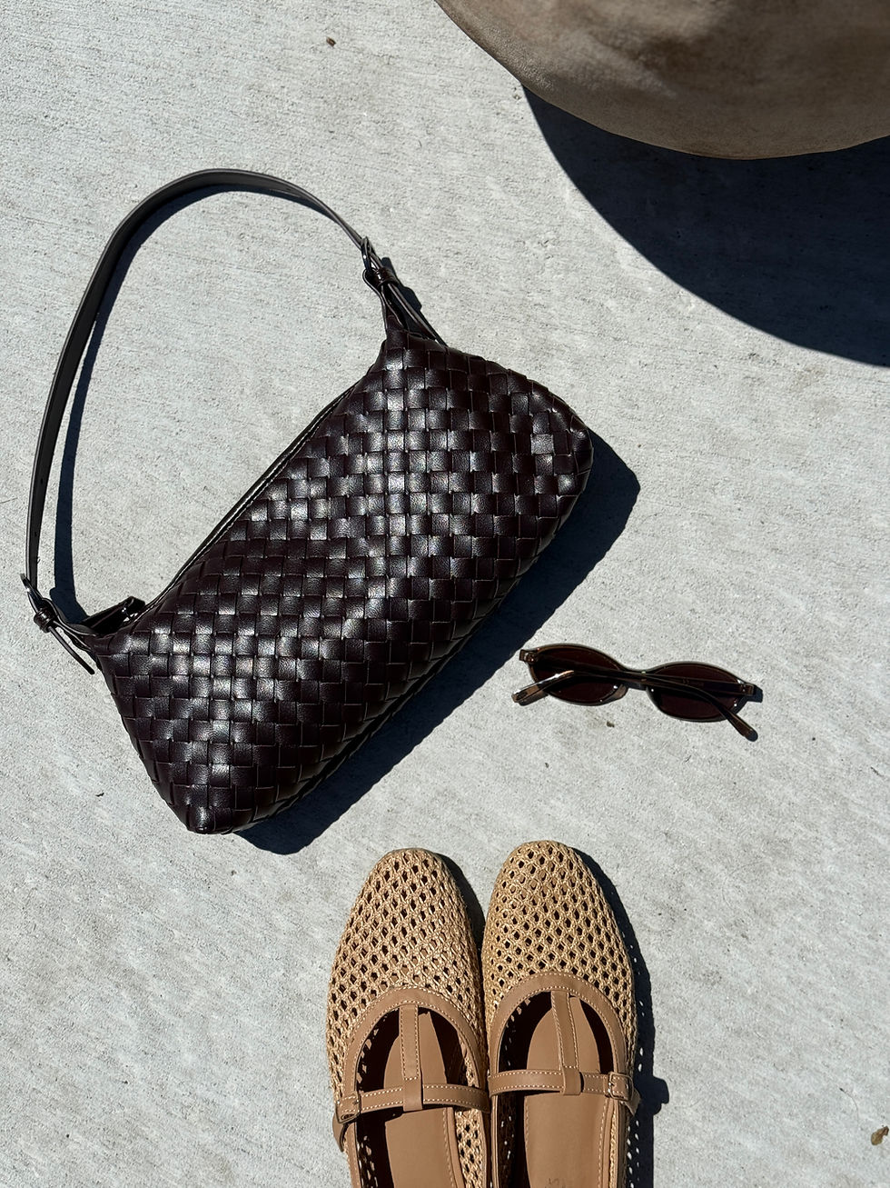 Thumbnail: Audrey Shoulder Bag - Chocolate