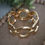 Thumbnail: Solid Chain Link Bangle Bracelet- Gold 