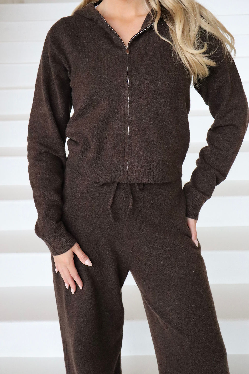 Thumbnail: Rosie Cozy Hoodie - Brown