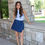 Thumbnail: Ocean Blues Denim Skort - Dark Blue