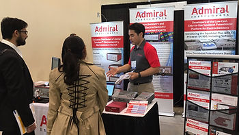 Mark Sholin from Admiral Instruments exhibiting Squidstat potentiostats and other electrochemistry instrumentation at the ECS Fall 2017 Conference