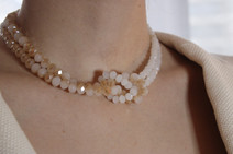 collier de mariage artisanal Marie Gabison