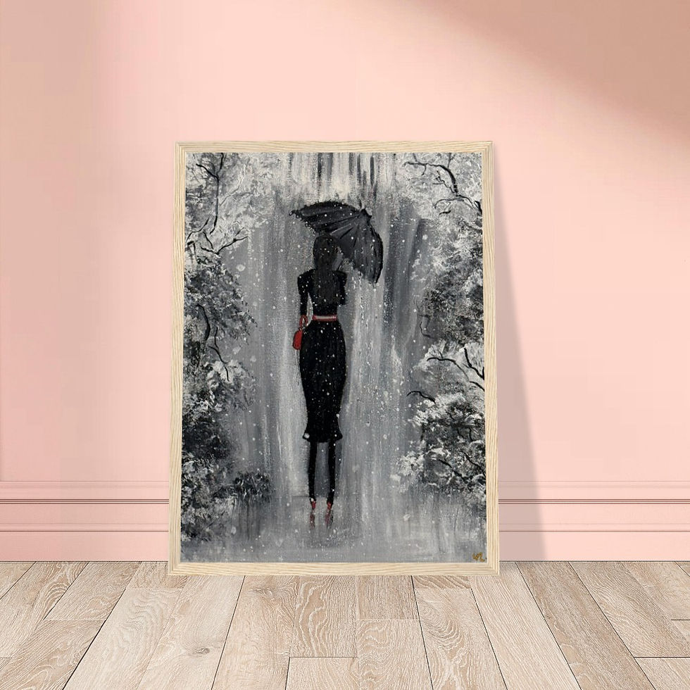 Thumbnail: "Central Park Slay" -Quality Matte Print Wooden Framed