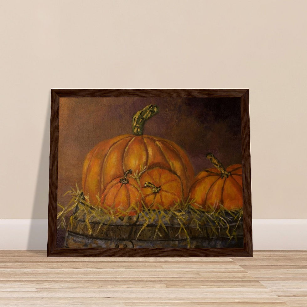 Thumbnail: "Beneath Amethyst Horizon"- Matte Paper Wooden Framed Print