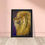 Thumbnail: "Leo Born to Reign"-Framed Canvas