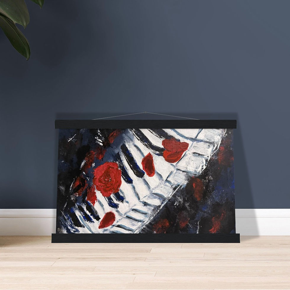 Thumbnail: "Love On Repeat" -Premium Matte Print with Hanger