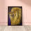Thumbnail: "Leo Born to Reign"-Framed Canvas