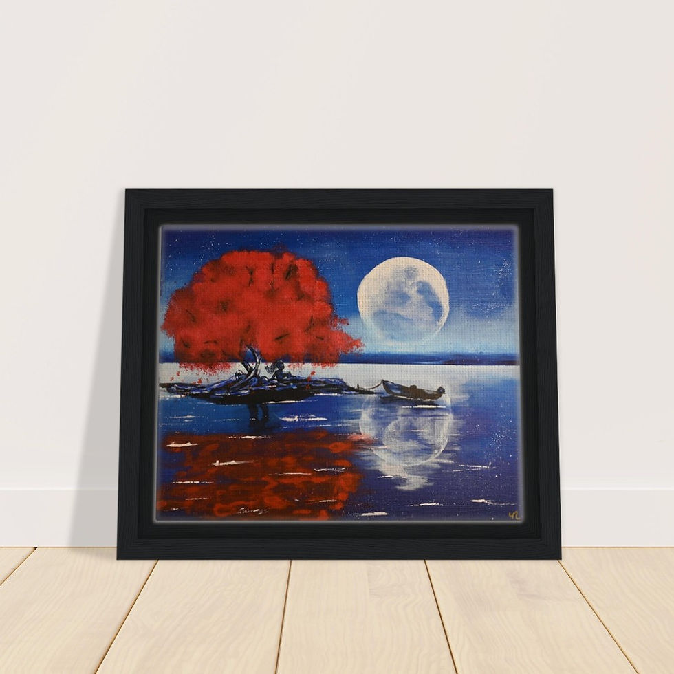 Thumbnail: "Still Here, Still Yours" -Framed Canvas