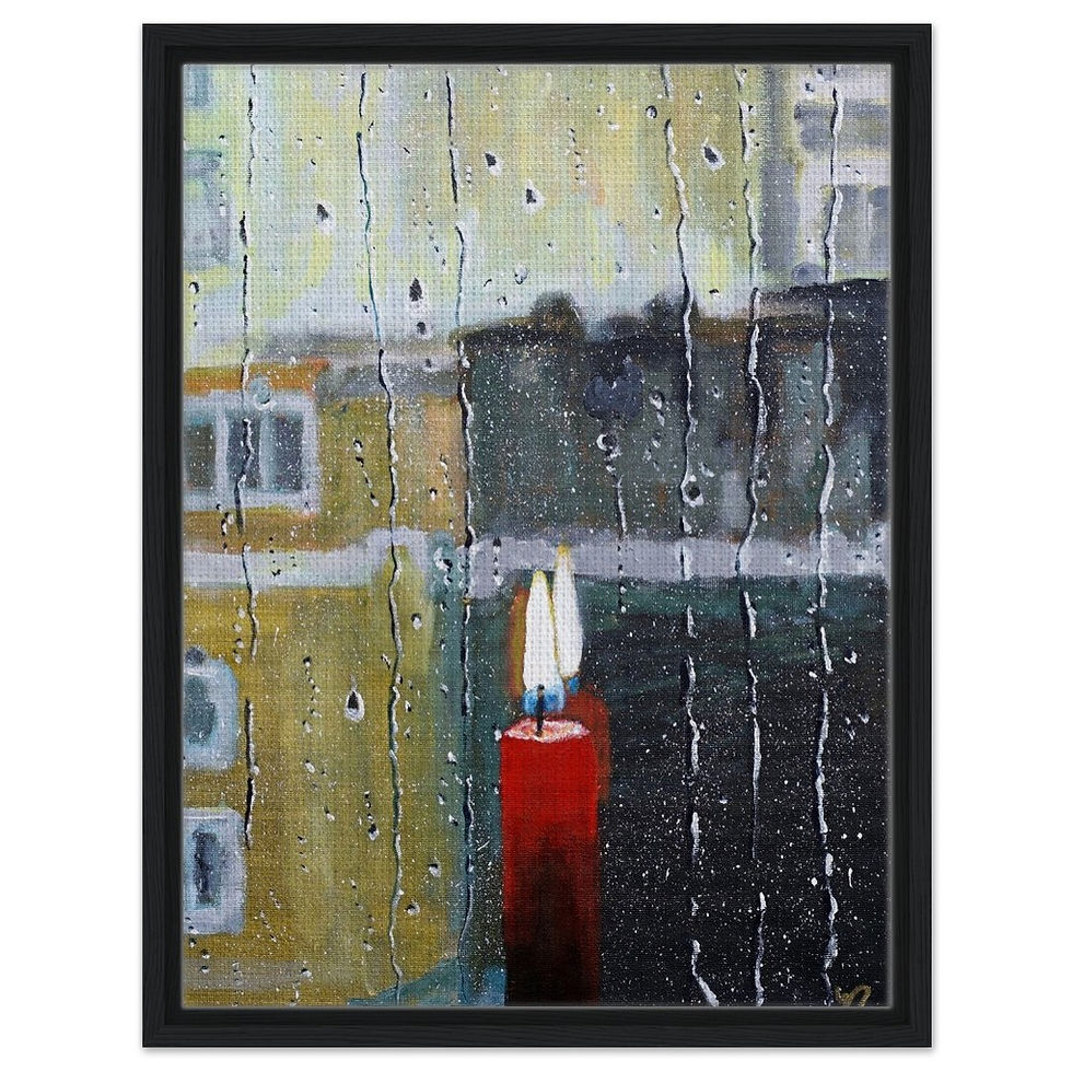 Thumbnail: "Soft Solitude"- Framed Canvas