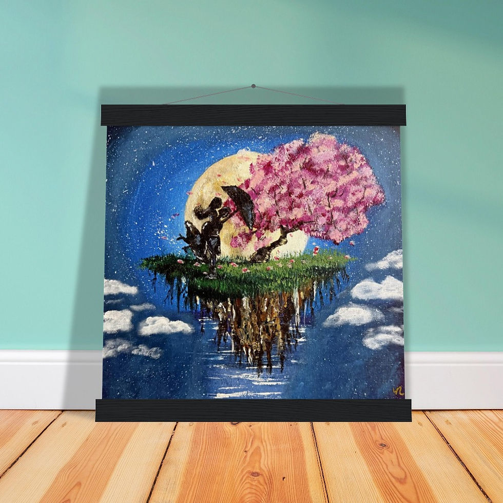 Thumbnail: "Love In The Sky" -Museum-Quality Matte Paper Poster with Hanger