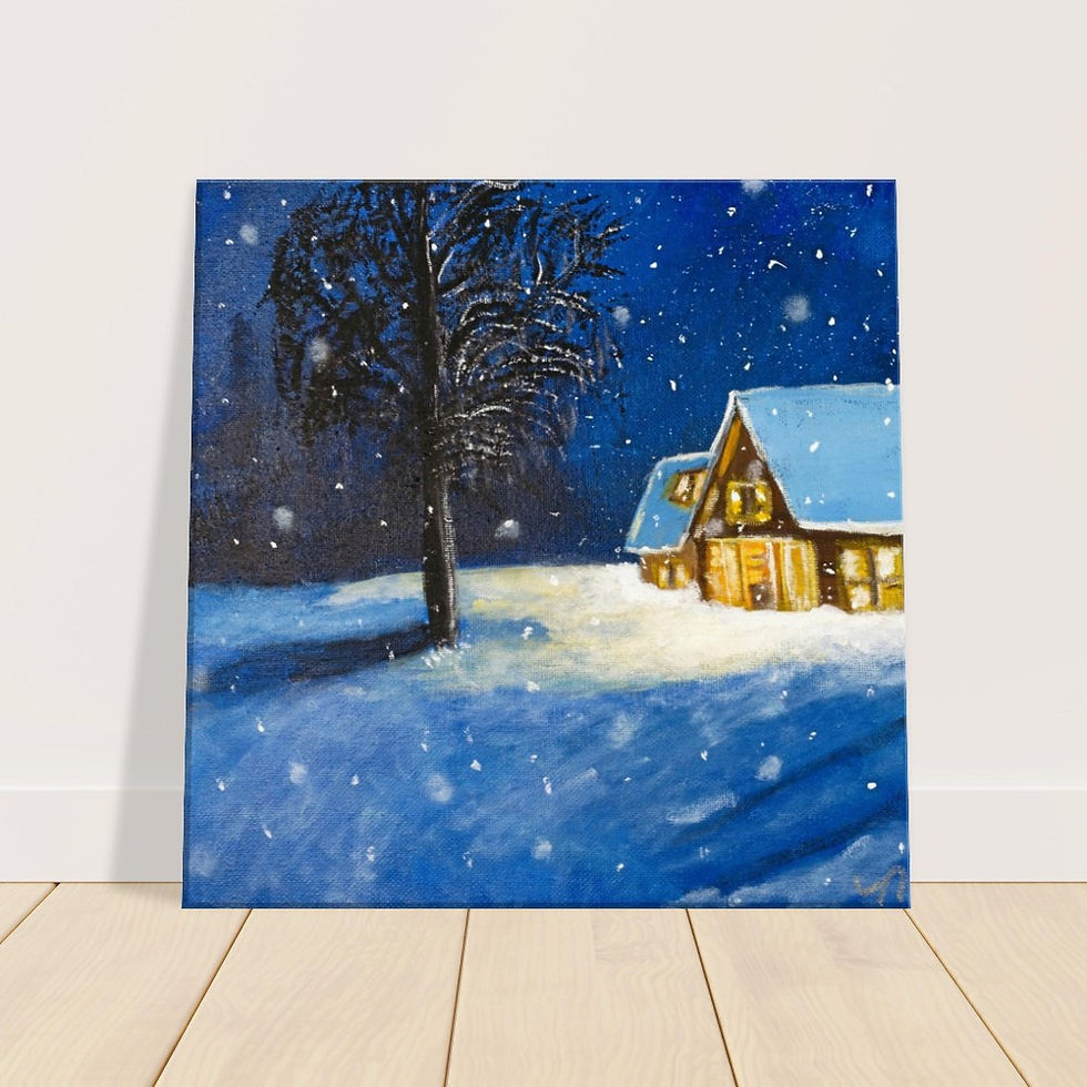 Thumbnail: "Soft Winter"-Canvas