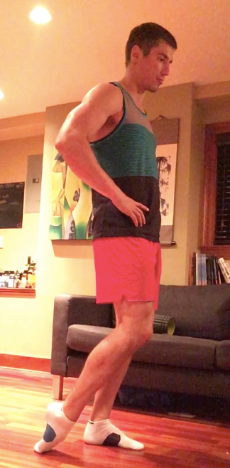Toe drag stretch