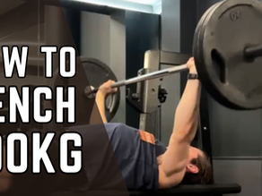 how to bench press 100kg (225 lbs)