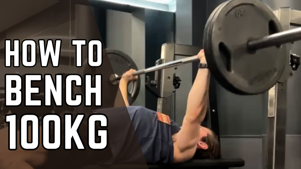 how to bench press 100kg (225 lbs)