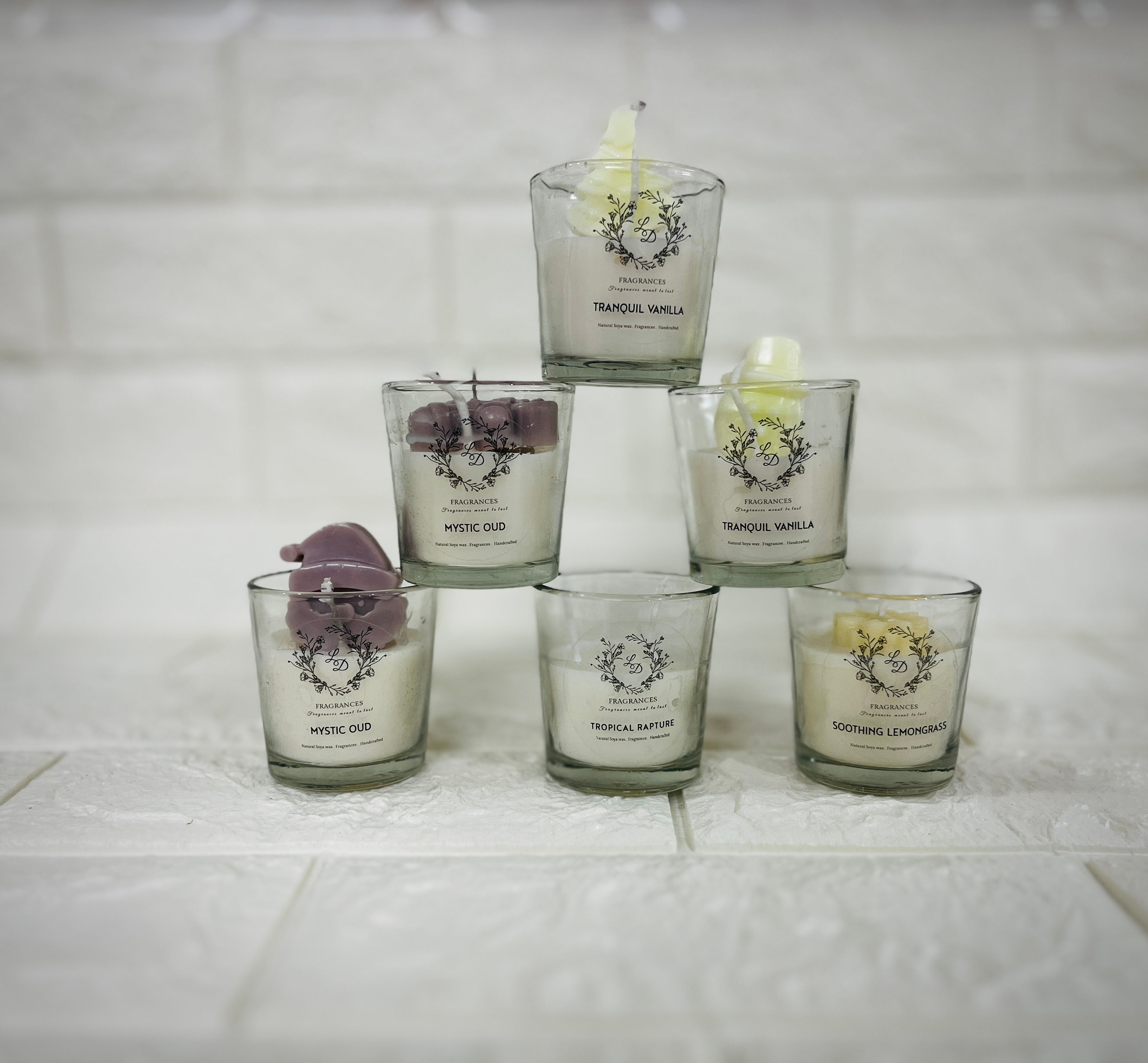 Available in all 16 Fragrances-  Pure Natural Soya Wax