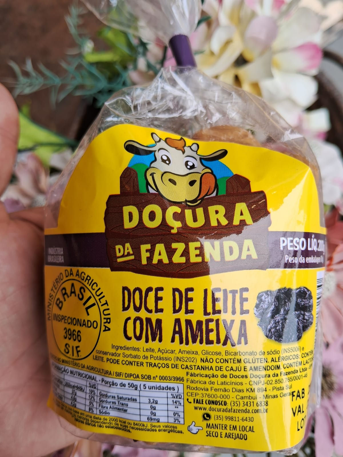 Doce de Leite Doçura da Fazenda - Ameixa (200g)