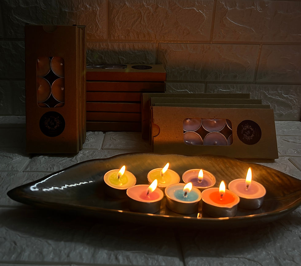 Thumbnail: TEA LIGHT CANDLES SET (Pack of 10 )