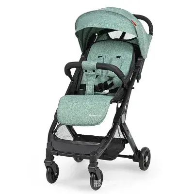 Thumbnail: Lightweight Travel Pram Four-Wheel Stroller Portable Newborn Baby Foldable