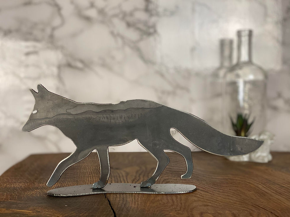 Thumbnail: S&C Brushed Steel Free Standing Sculpture Art Home Decor Interior Design Present