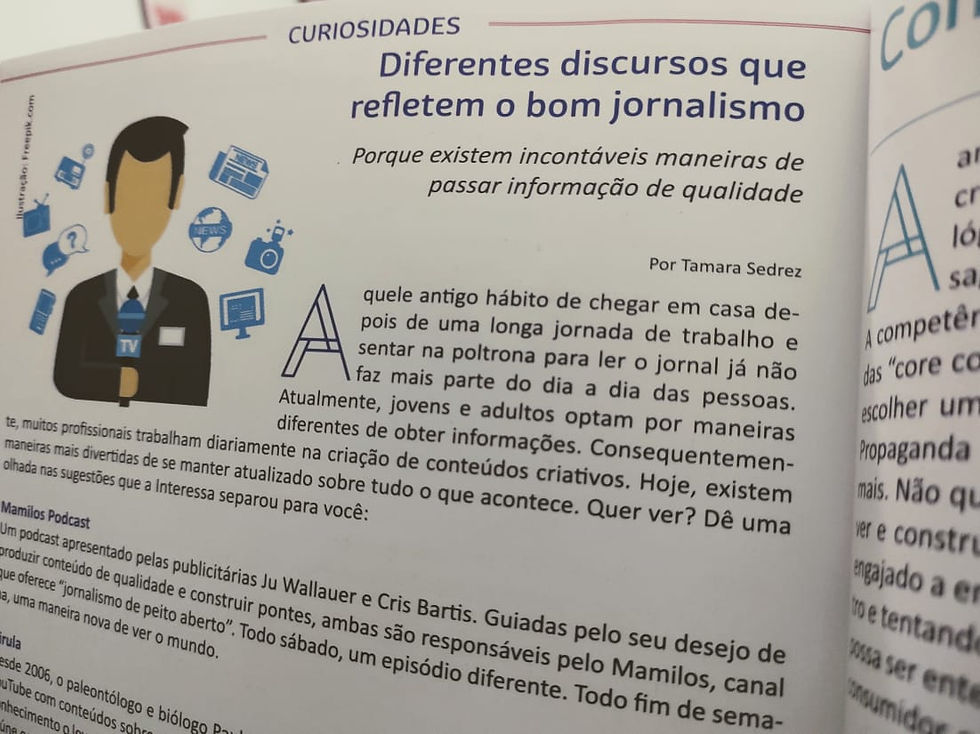 Diferentes discursos que refletem o bom jornalismo
