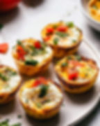 High-Protein Egg Cups (with chicken)