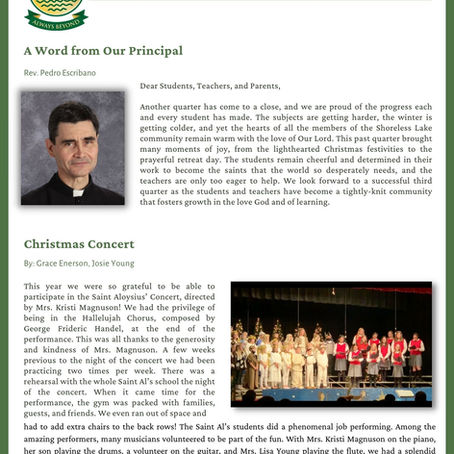 2nd Quarter 2021-22 Newsletter