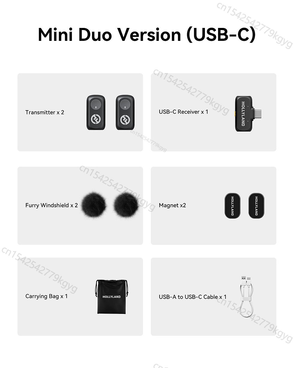 Thumbnail: Hollyland LARK A1 Wireless Microphone for iPhone and Android