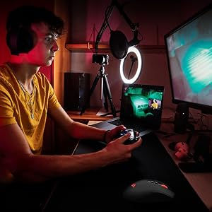Thumbnail: Redragon M656 Gainer Wireless Gaming Mouse, 4000 DPI 2.4Ghz Wireless Gamer Mouse