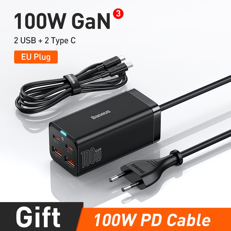 Thumbnail: Baseus GaN3 100/65W Desktop Charger 