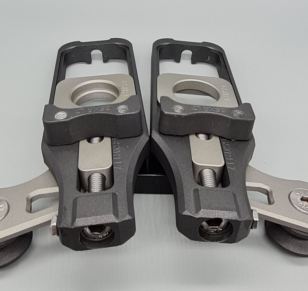 Thumbnail: Suzuki GSXR 1000 L7-present Chain Adjuster Lifters - Gun Metal