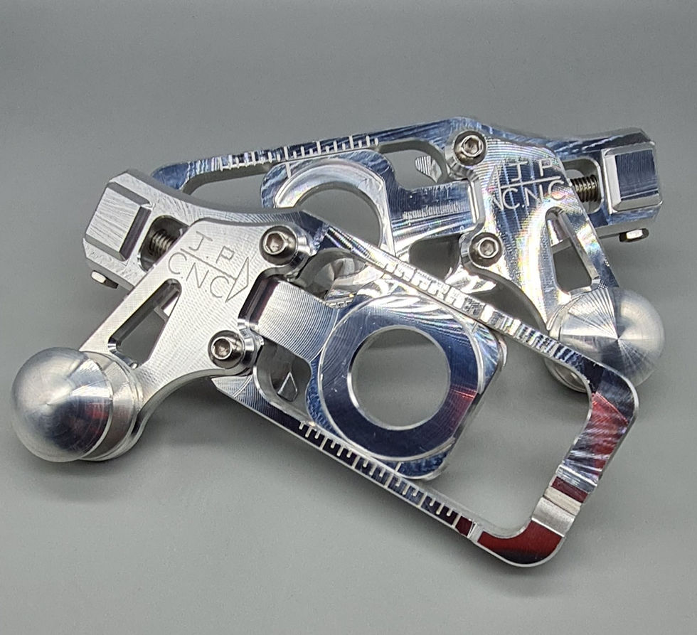 Suzuki TL1000S Chain adjuster lifters - plain aluminum