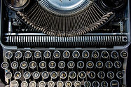 Máquina de escribir vieja