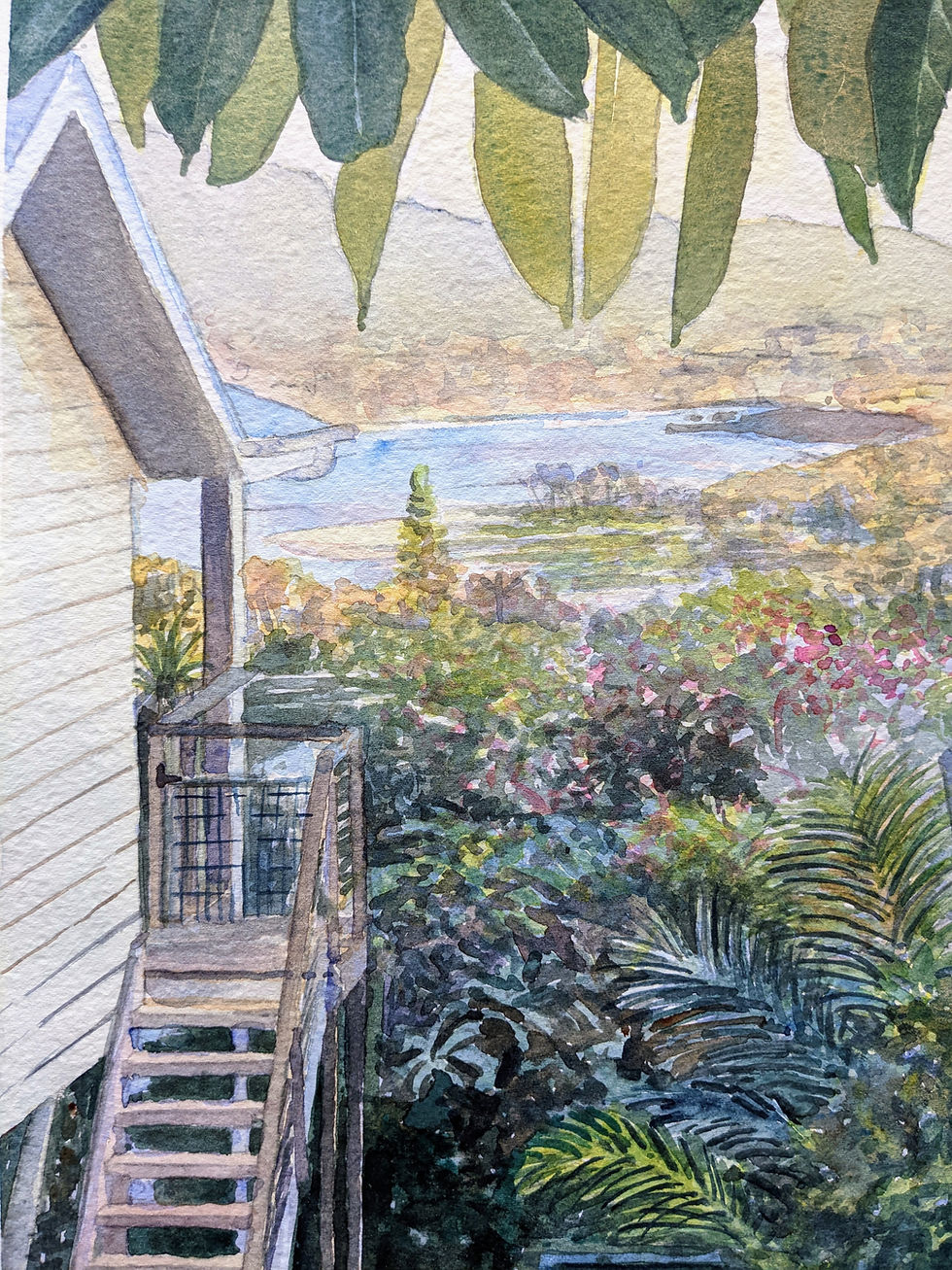 Thumbnail: Roofs and Estuary