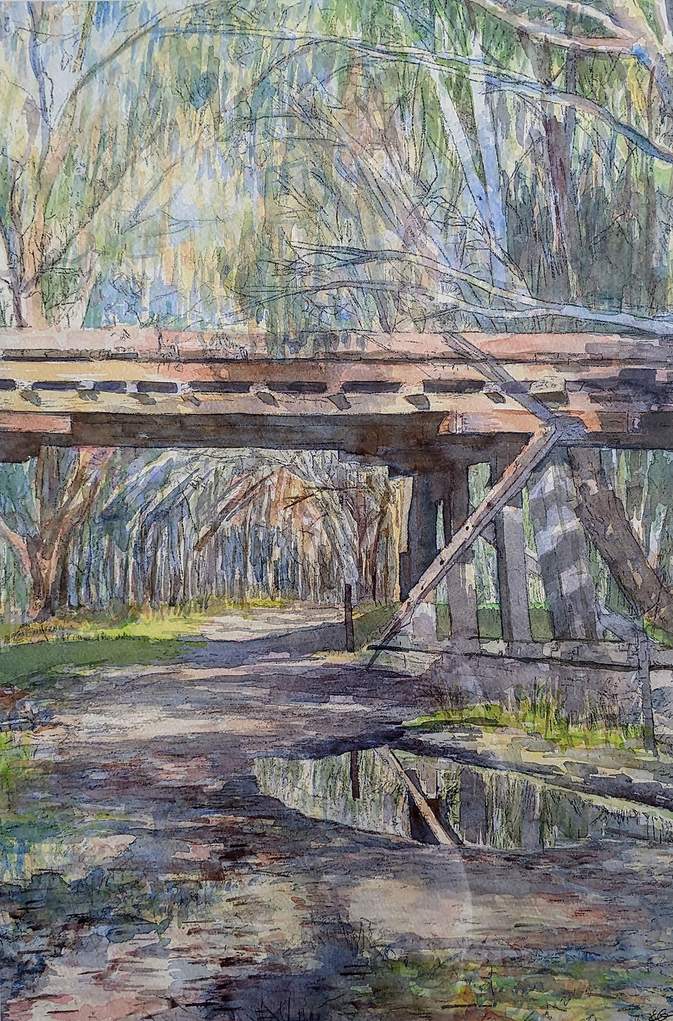 Thumbnail: Trestle Bridge, Narrandera