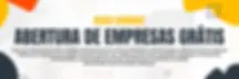 Banner Abertura de Empresa Grátis