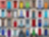 A photo collage of 32 colourful front doors to houses and homes.jpg