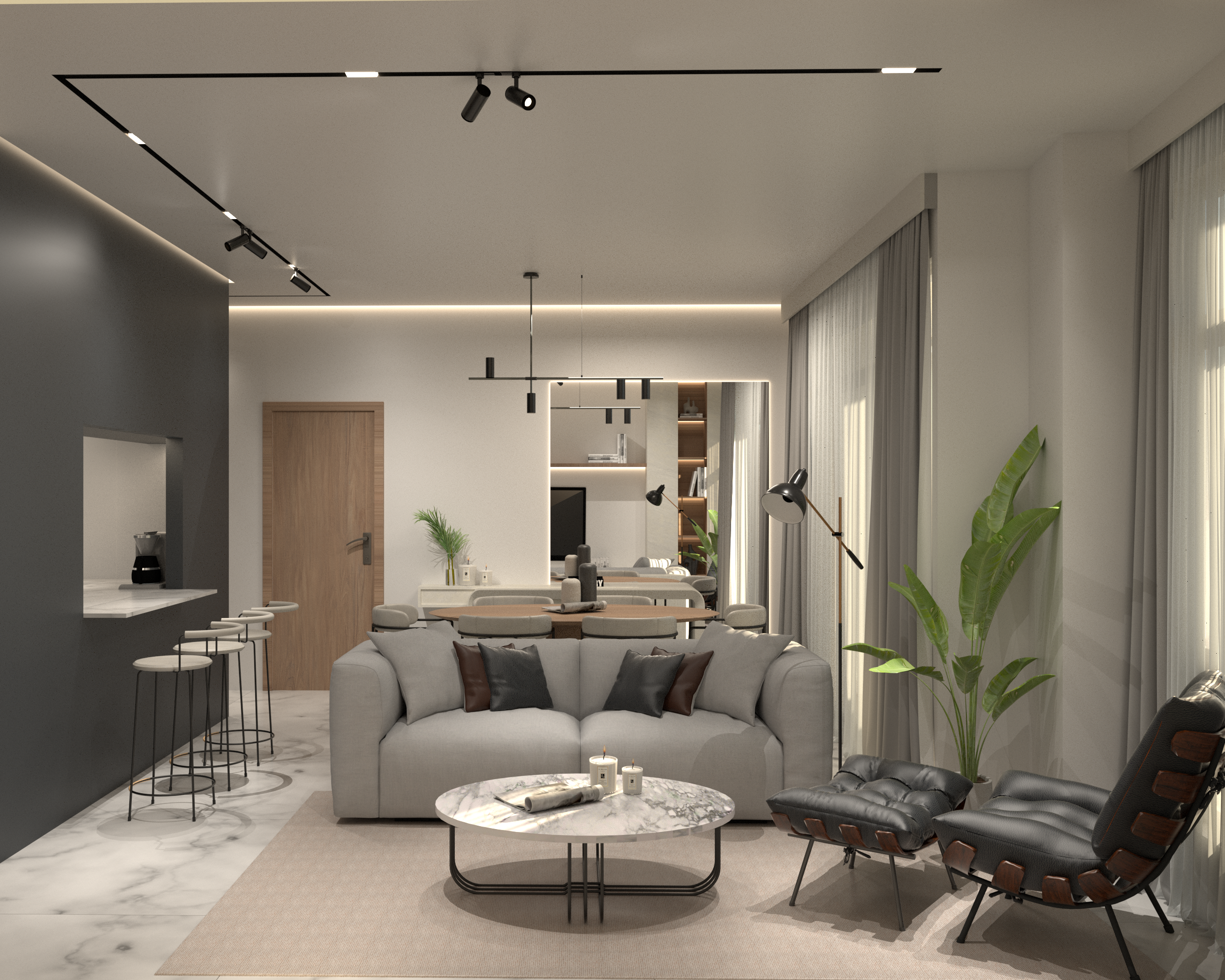 Project BURJ interior — Studio PASE