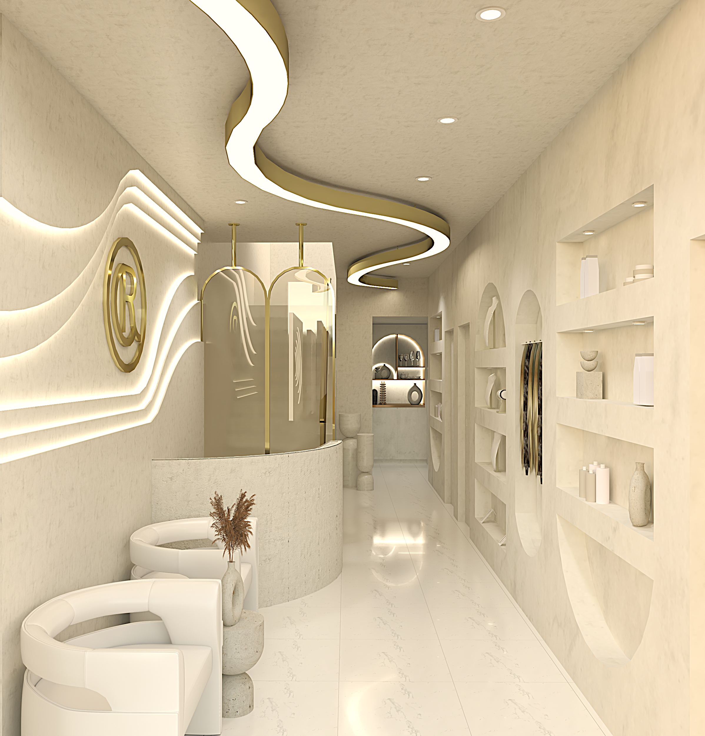 Project RESOLVE interior — Studio PASE