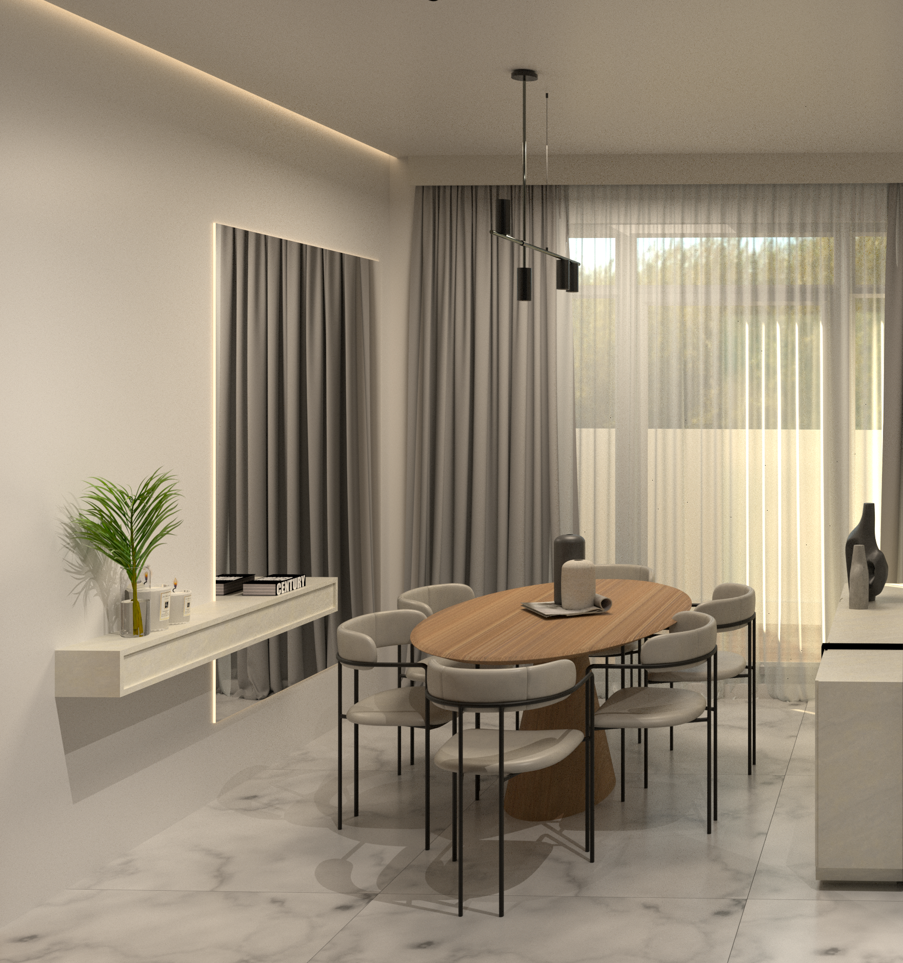 Project BURJ interior — Studio PASE
