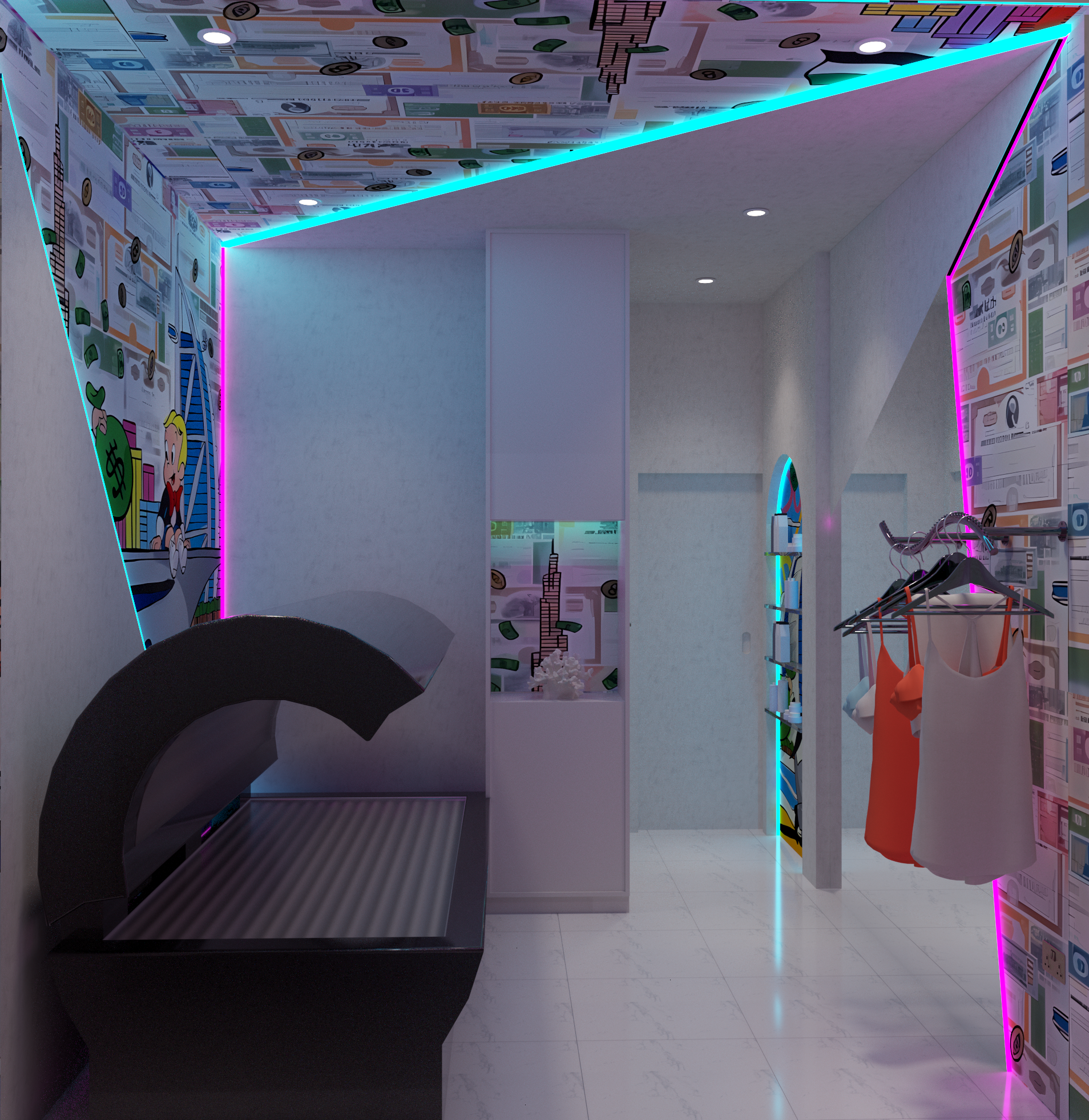 Project RESOLVE interior — Studio PASE