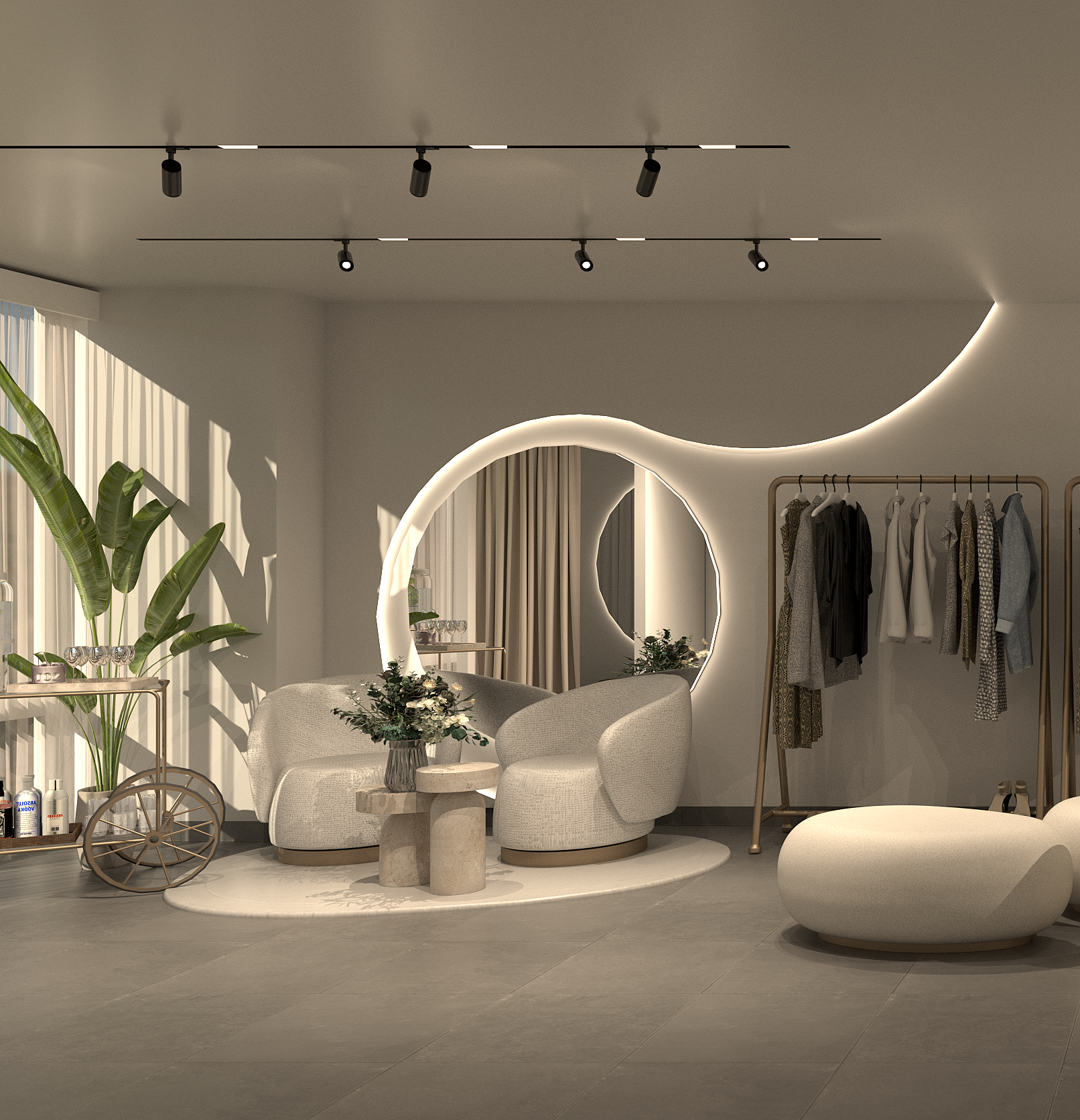 Project MOON interior — Studio PASE