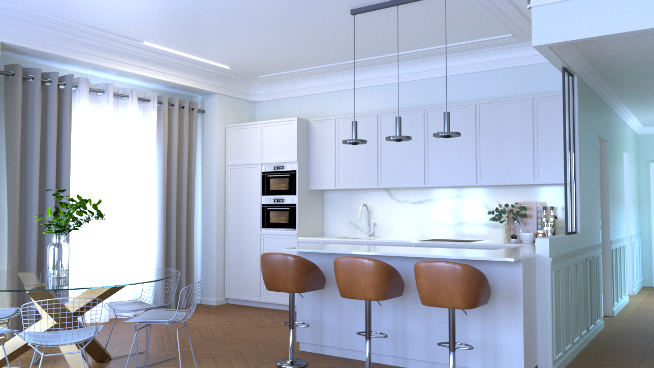 Project ALESIA interior — Studio PASE