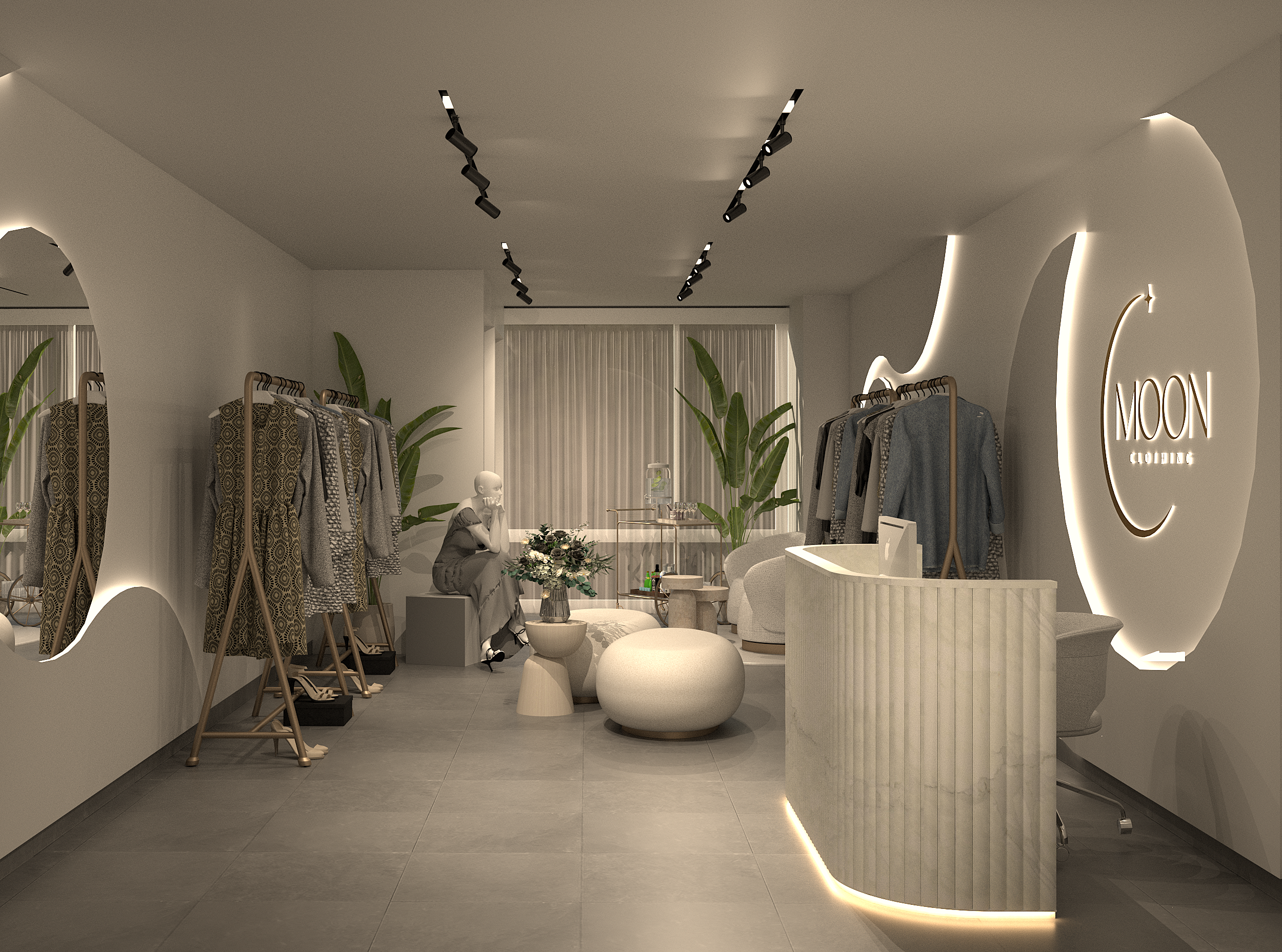 Project MOON interior — Studio PASE