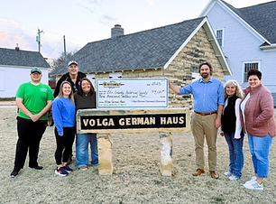 Volga German Centennial Association funds gift.png